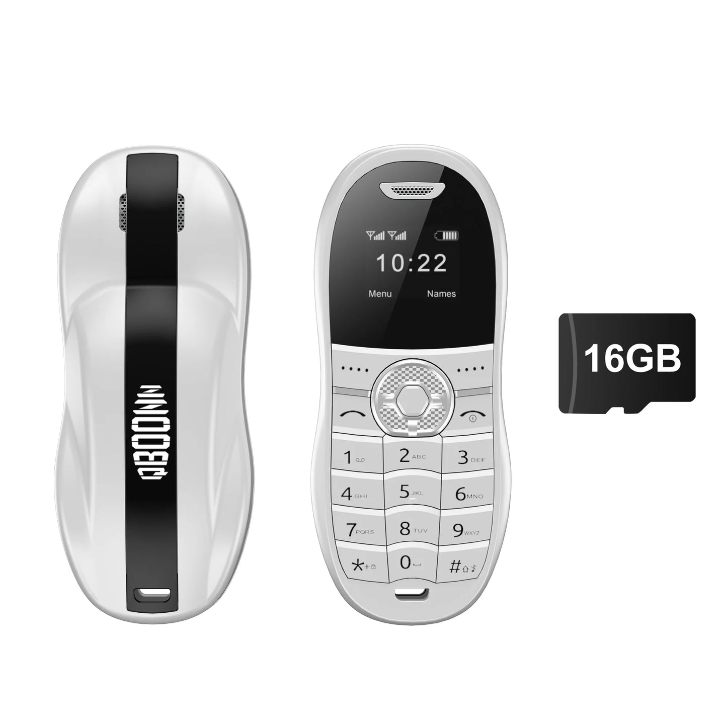 SERVO X18 Mini Sports Car Mobile Phone 2G GSM Call Recording Magic Voice Blacklist Dual SIM Standby Cute Backup Kids Cellphones