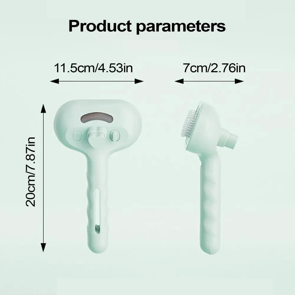 Pet Spray Hair Comb Pet Hair Remover Cleaning Brush Cats Grooming Dog Accessories Tools Dematting Water Mist Humidifier Comb