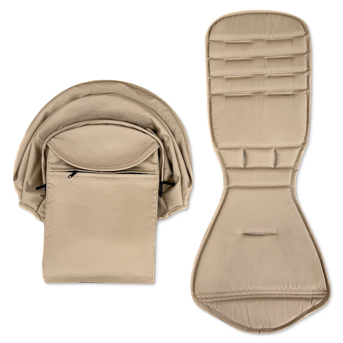 New 175 Cover Seat Cushion Compatible With Babyzen yoyo Cover Seat Mattress With Back Zipper Pocket Stroller Accessories