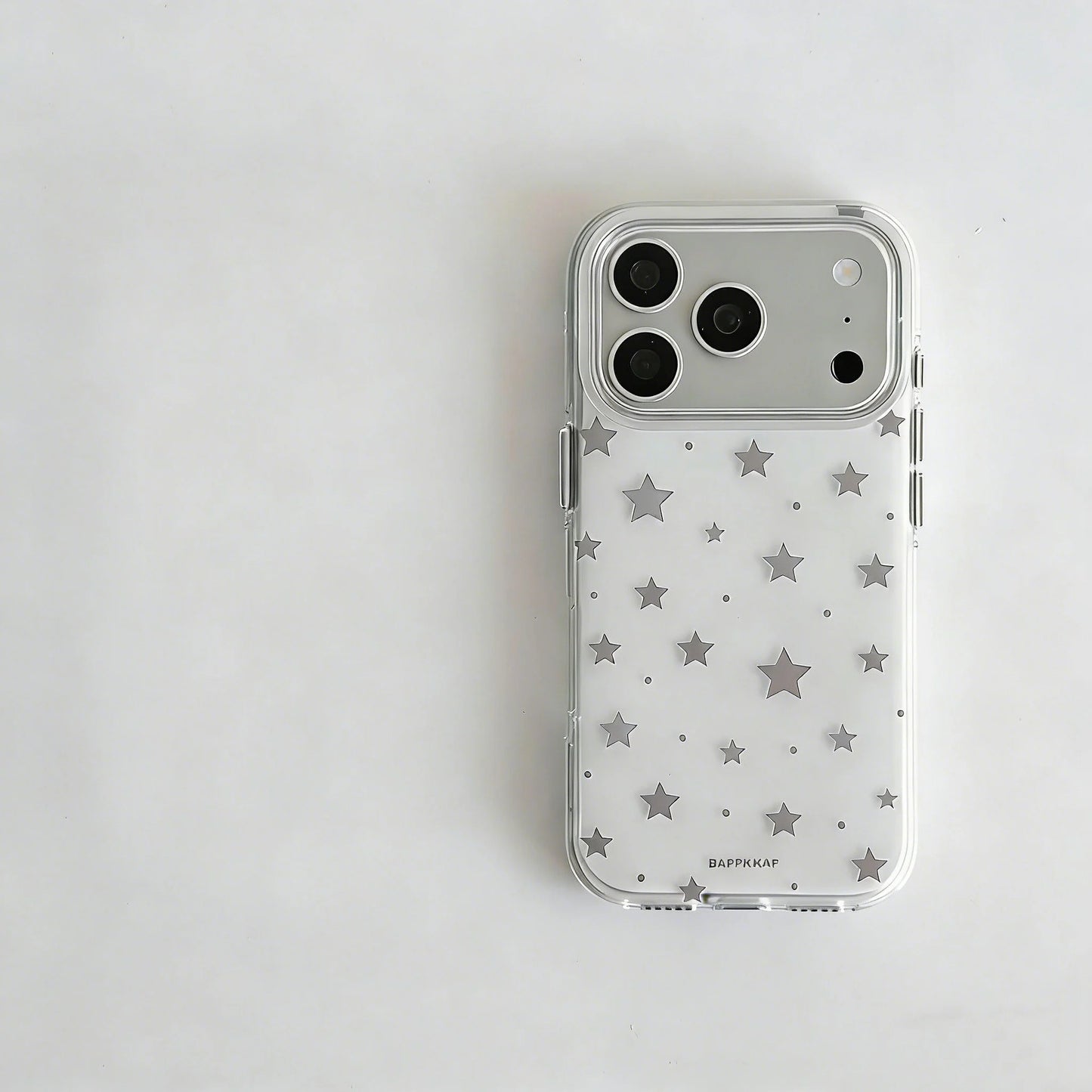 ins wind solid color star Phone Case for iPhone 17e 17 16e 16 15 14 13 12 11 Pro Max Xs XR XSMax Air Plus Feather Texture Cover