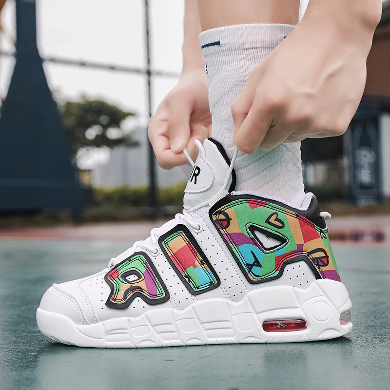 New Sports Shoes for Sneakers Women Fitness Sport Leather Casual Basketball Shoes Men Breathable Running Couple Shoes
