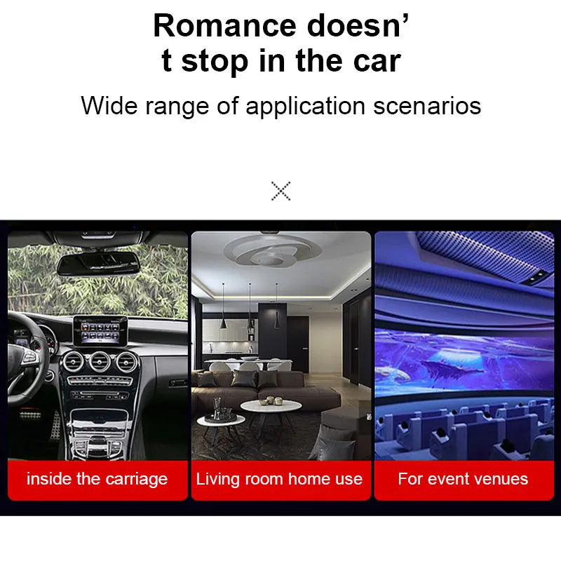 USB Ambient Light for Car Galaxy Saturn Black Hole Camping Bedroom Multiple Scenarios Focus Adjustable Universal USB Interface