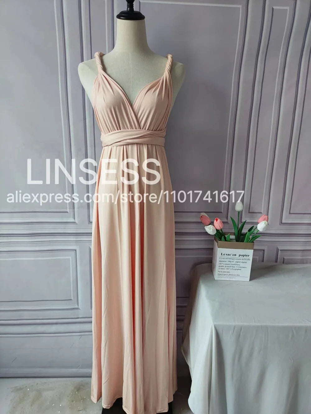 Multiway Maxi Dress Bridesmaid Dress Infinity Cocktail Dress Floor Length Bridesmaid Dress Maxi Dress for Bridesmaid Gifts