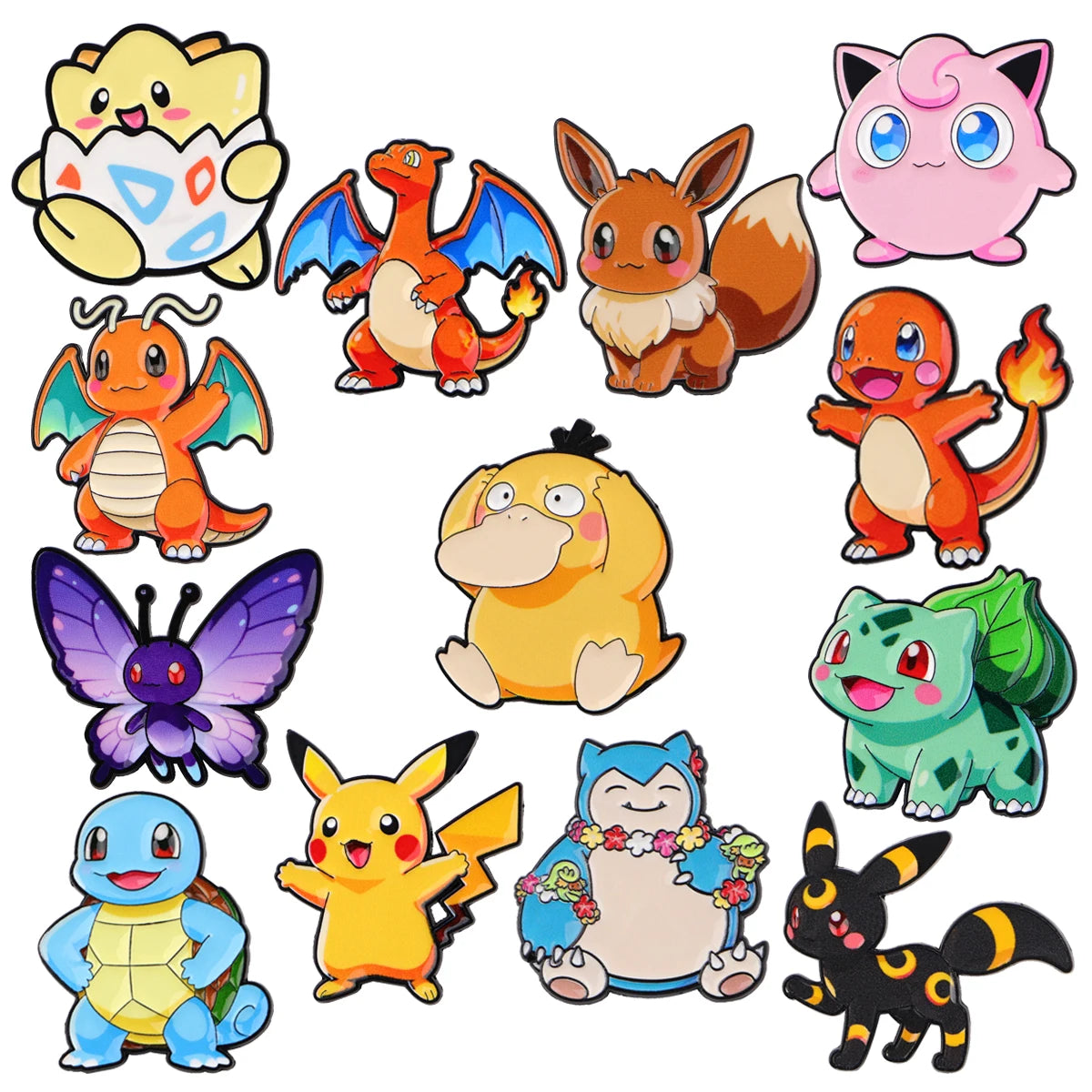 Mix 1-13pcs/set Kawaii Elves Series Enamel Pin Anime Metal Brooch Backpack Hat Bag Collar Badges Fashion Jewelry Collection Gift