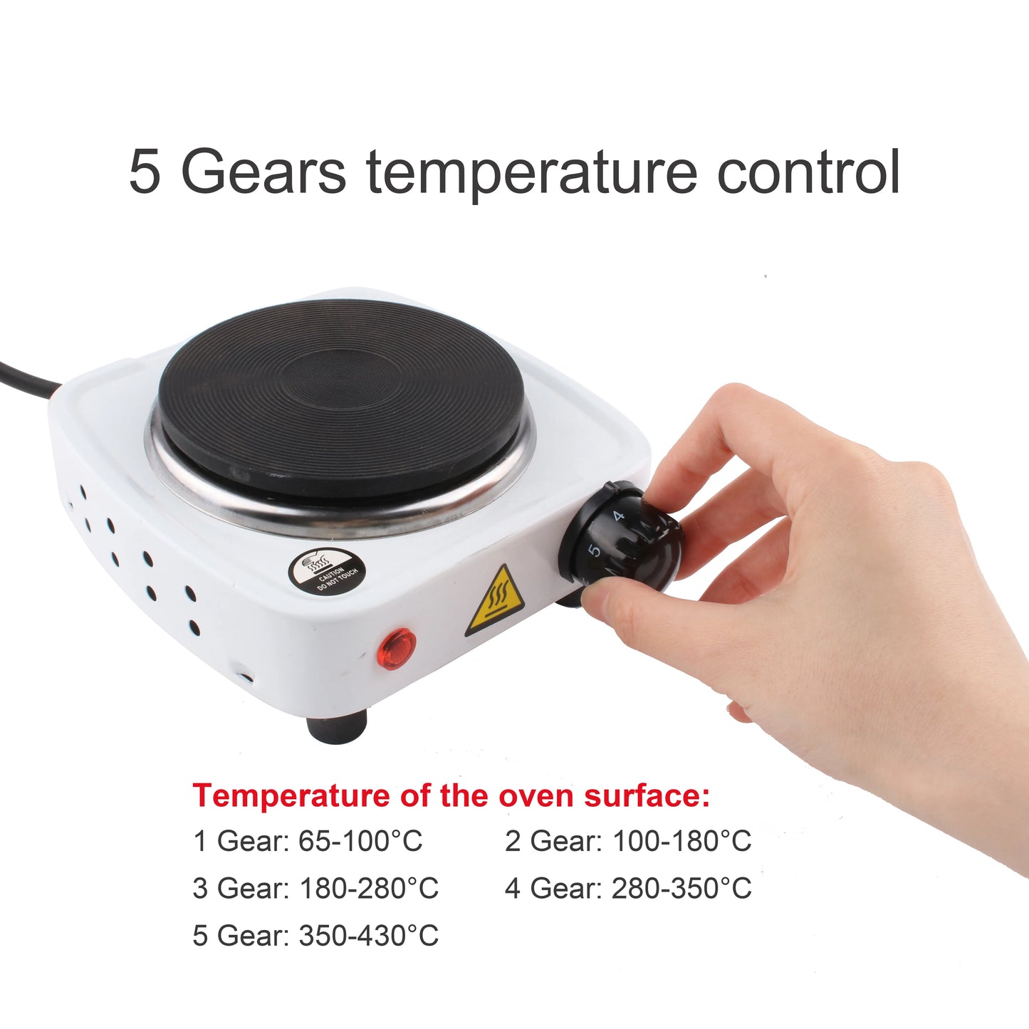 DMWD 110V Electric Hot Plate Mini stove Coffee Heater Milk Tea Mocha Heating Stove Cooking Pot Oven Small Furnace Cook US plug