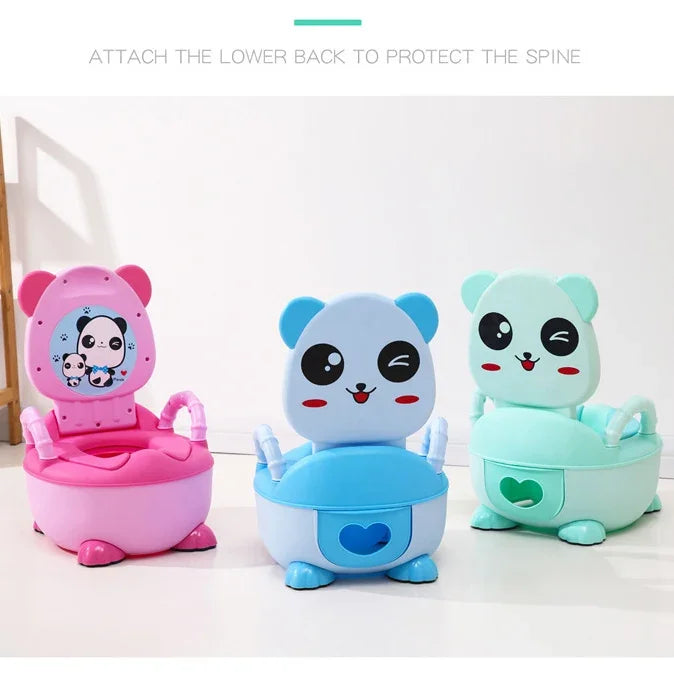 1-6 Years Old Children's Pot Cute Baby Toilet Seat Easy to Clean Baby Potty Portable Stool Boys And Girls Safe Trainer Seat WC