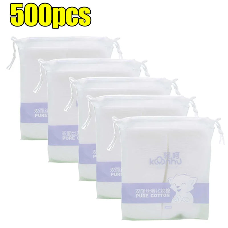 Disposable Makeup Remover Cotton Pads Double Sided Facial Cleaning Removal Cotton Wipes Soft Cosmetics Women Skin Care Tools