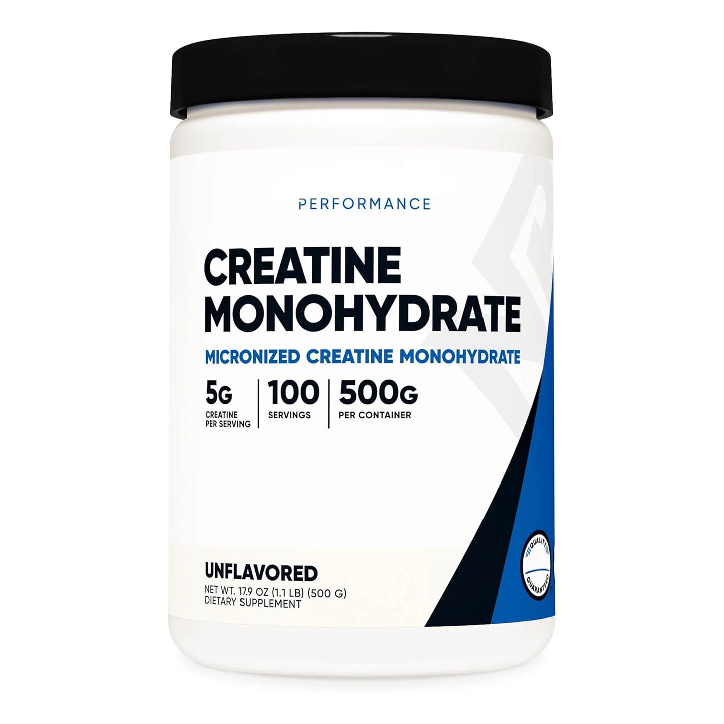 Creatine Monohydrate Micronized Powder Unflavored 5g Per Serving 100 Servings Muscle Energy Strength Power Support 500g