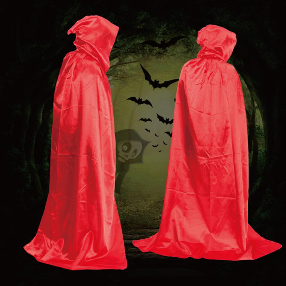 Halloween Medieval Robes Witch Wizard Cloak Cape Party Death Ghost Devil Cosplay Costumes Halloween Hooded Cloak