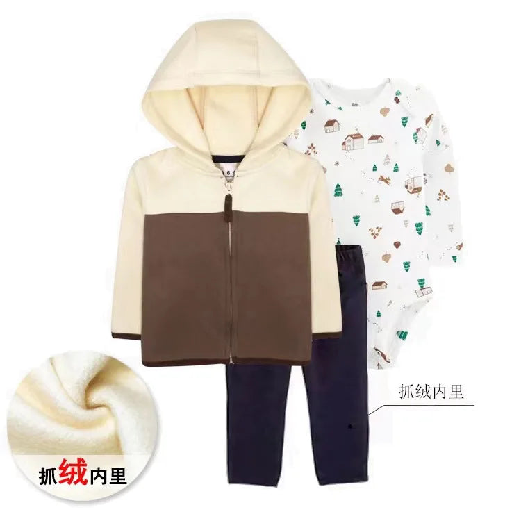 3-piece Suit Summer Baby Clothes Sets Baby Short Sleeve Shorts Cover Clothes Cute Girls Bebe Children Cotton 100% Clothing 6-24M