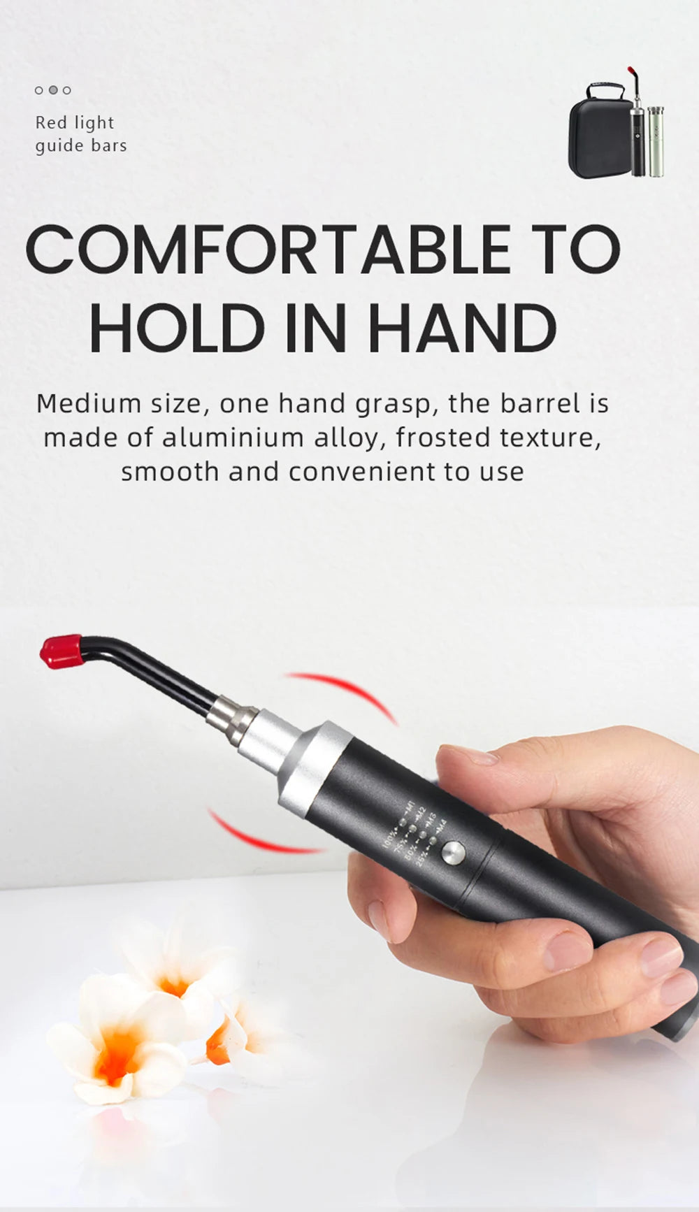 Red Lights Therapy Face Home Use Beauty Devices Cold Sore Canker Sore Treatment Infrared Light Therapy Wand For Body Pain Relief