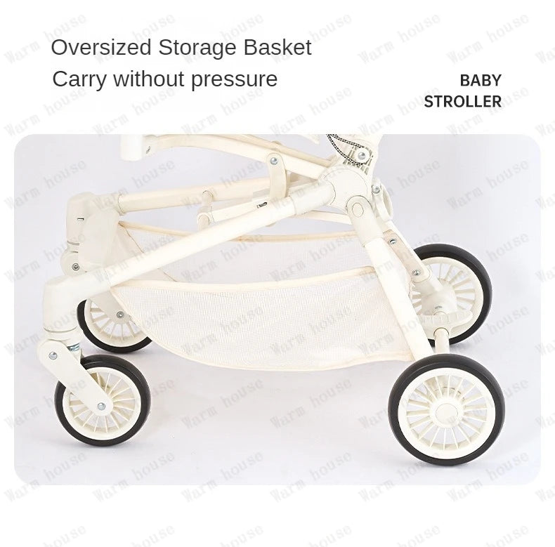 2025 new high-view baby stroller Ultra-light foldable travel stroller Portable outdoor baby Carriage Comfortable stroller