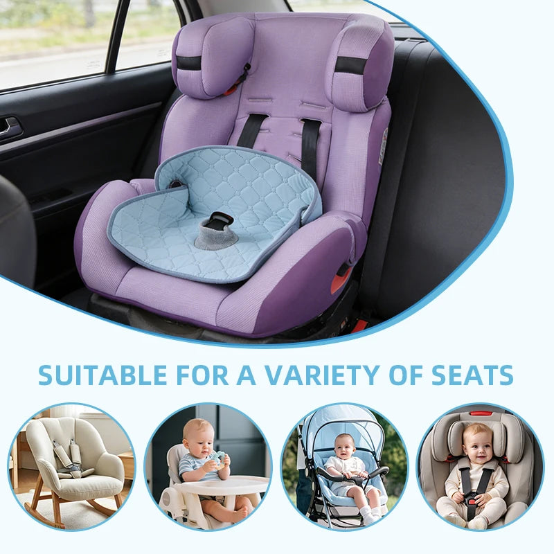 Baby Stroller Seat Cushion Car Seat Pad Pee Guard Child Seat Protector Water-absorbent and Stain-resistant