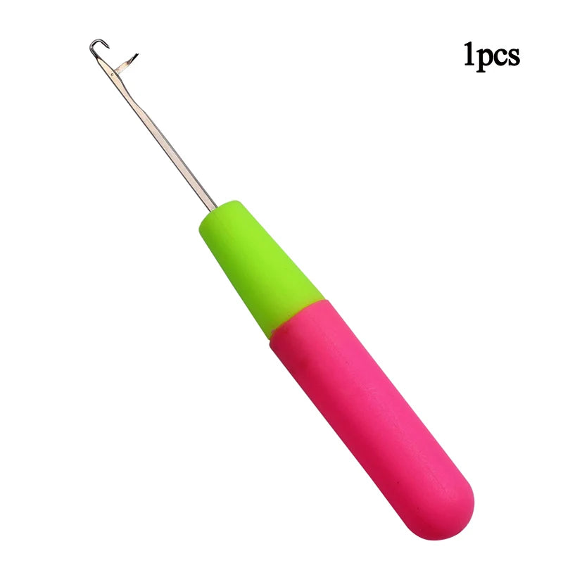 Jumbo Braiding Plastic Latch Crochet Hook Needle for Dreadlock Hair Weaving Extension Tool Knitt Making