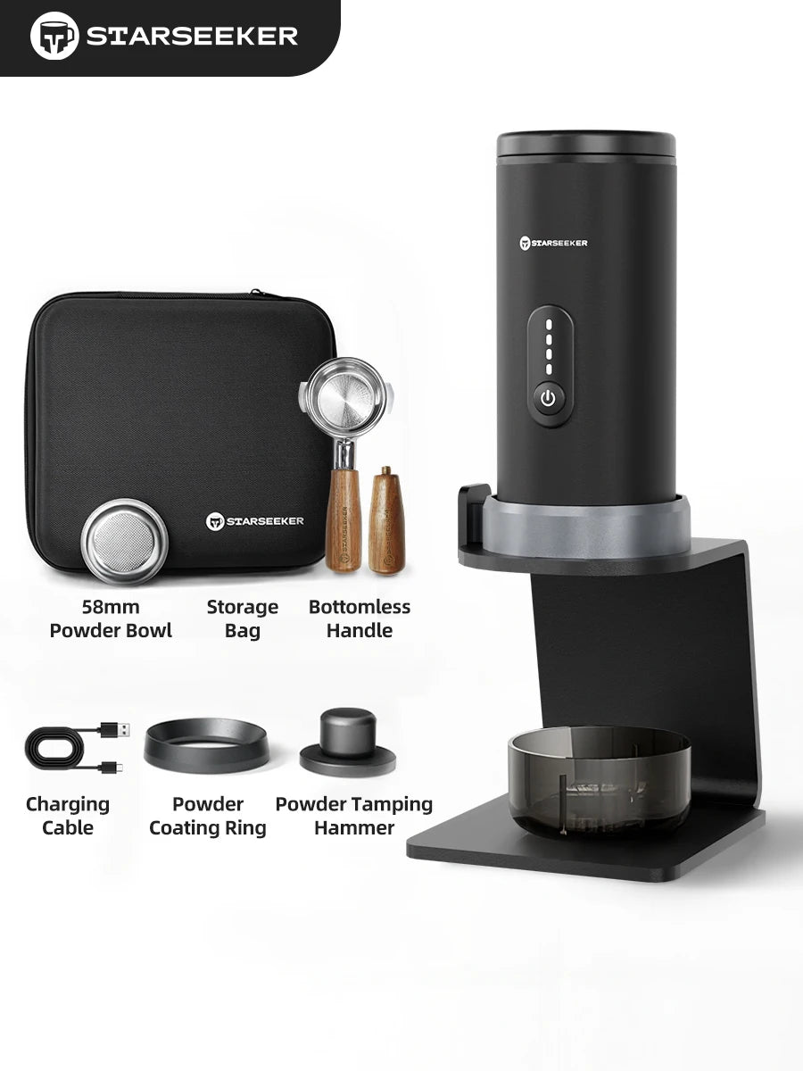 STARSEEKER S58/S58Pro Portable Espresso Coffee Maker Wireless Heating Coffee Machine Bottomless Handle Bottomless Extraction