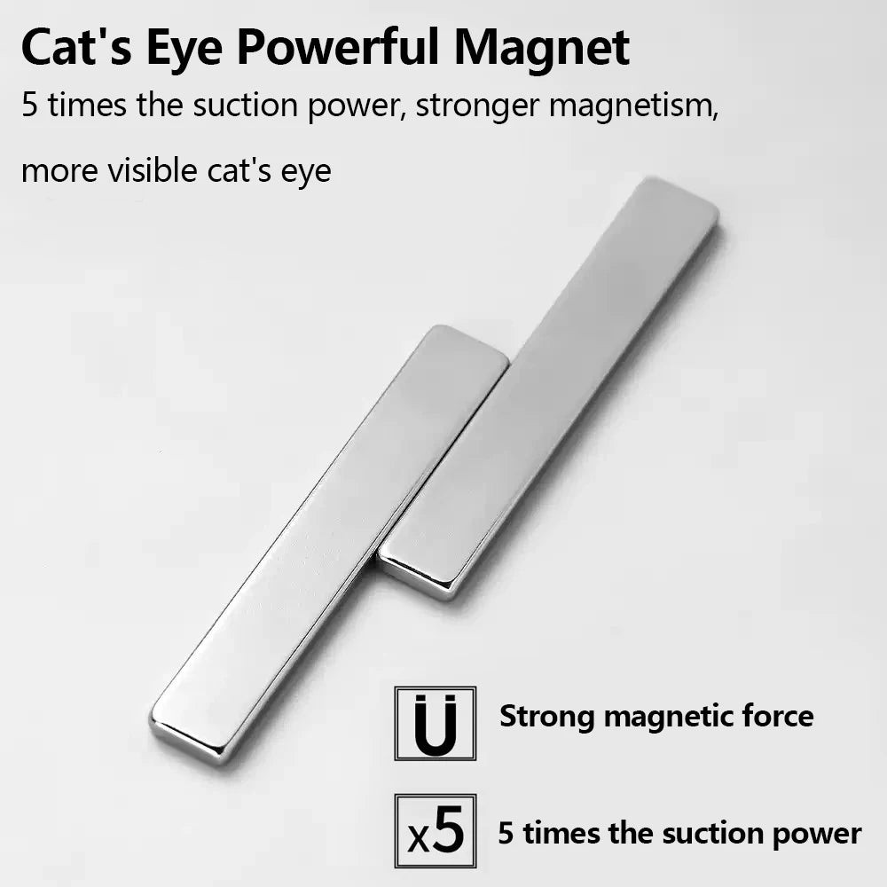 Salon Cat's Eye Gel Nail Polish 3D Dual Head Magnetic Stick for Painted Nails Art Design Nail Art Tools 60x10x3mm