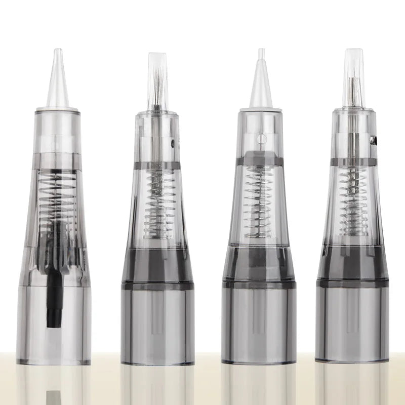 20PC Tattoo Needles Microblading Cartridge  Disposable Safety Sterilized For Micropigmentation Eyebrow Tattoo Accessori