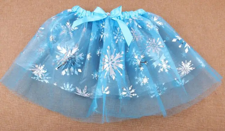 Baby Girls Carnival Christmas Halloween Tutu Skirt Cosplay Costume Party Lace Skirts Princess Clothes For Kids Girls Costume