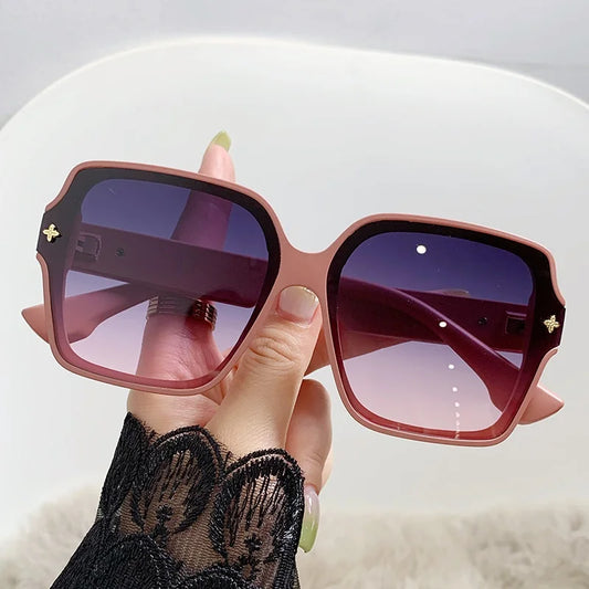 Fashion Oversize Square Sunglasses Women Luxury Personlity Gradient Sun Glasses Female Outdoor Shades Oculos