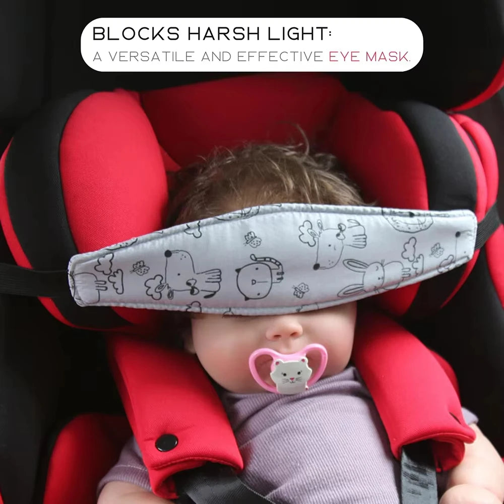 Baby Car Seat Head Support Strap Infant Stroller Safety Pillows Fastening Belt Adjustable Boy Girl Playpens Baby Head Positioner