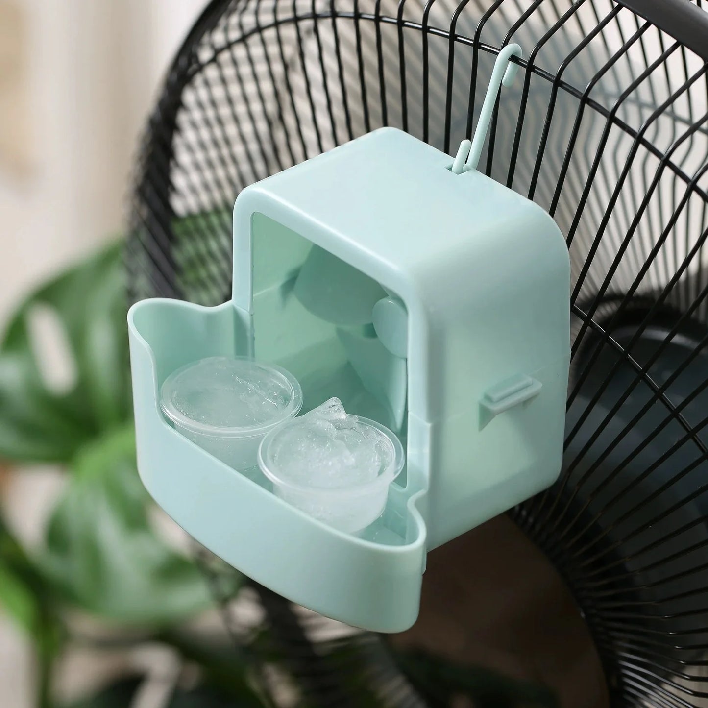 C2 Clip-On Ice Cooling Fan, Portable Air Cooler for Summer-Desk Camping Outdoor Essentials, Personal Evaporative Air Conditioner