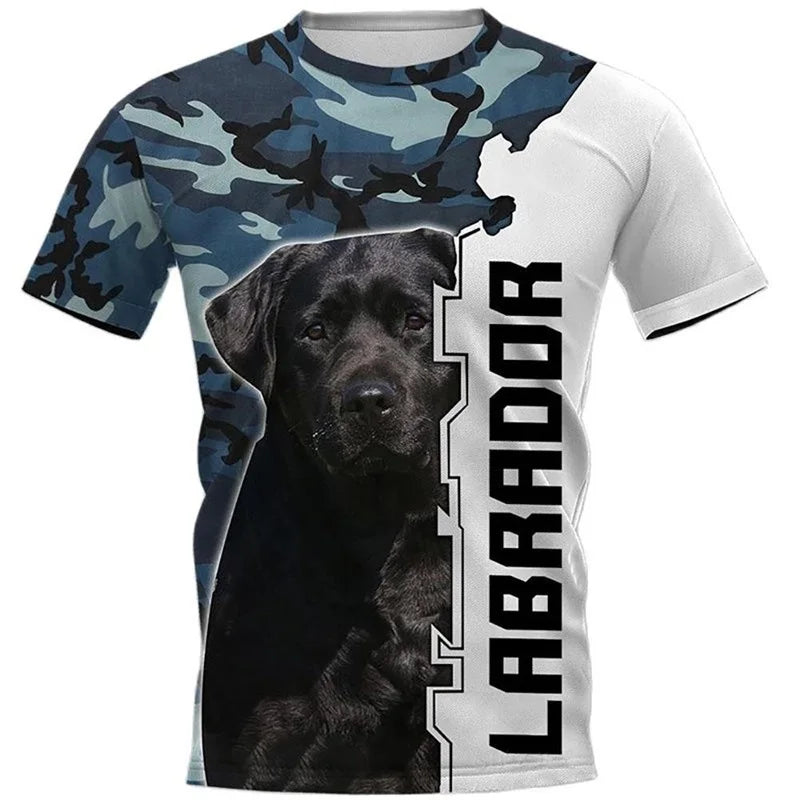 Cute Pet Dog Cane Corso Dog T-Shirts For Men 3D Print Men And Women Short Sleeve Casual Tee Tops Hip Hop Round Neck Men Tshirt