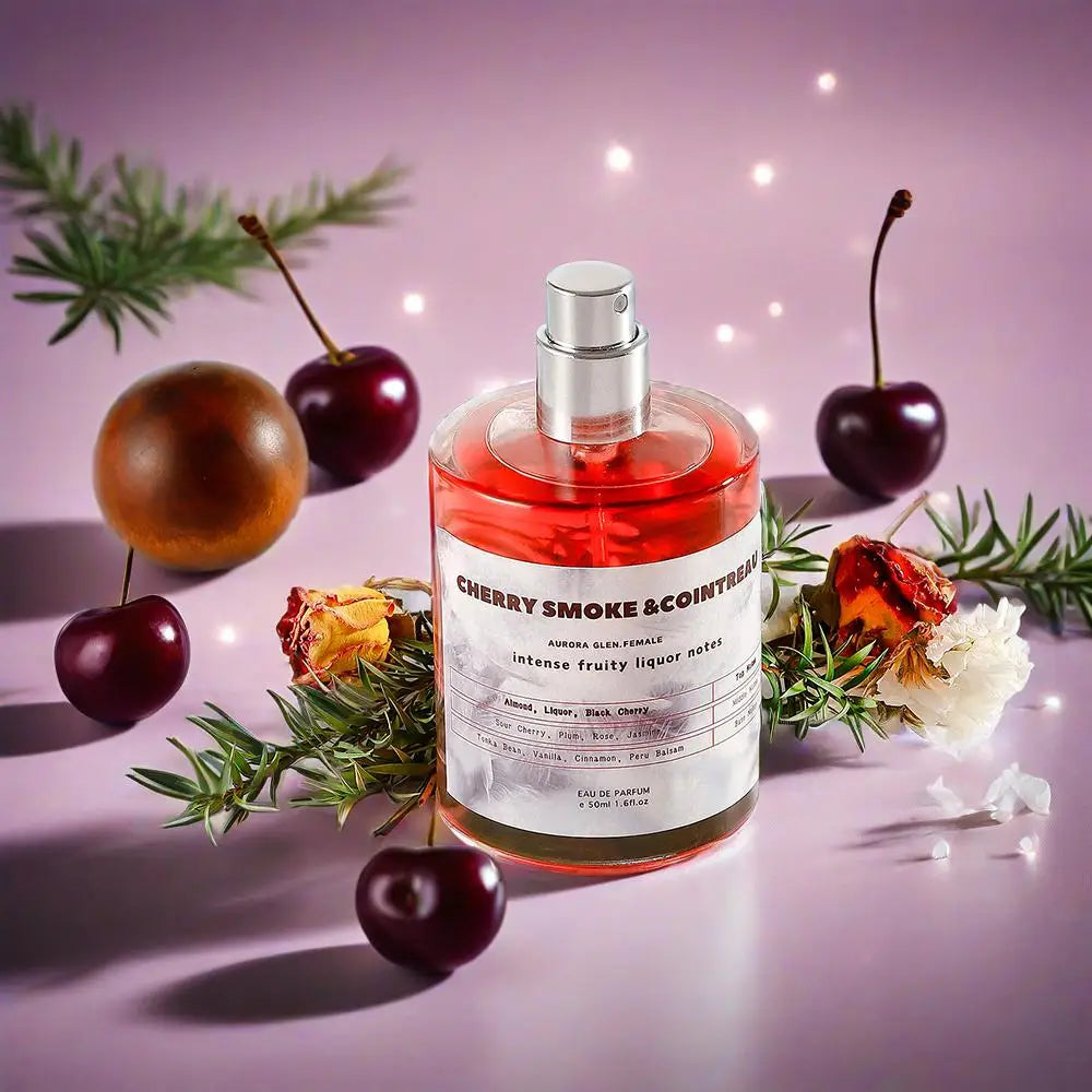Cherry Blossom Sweet Seduction Women's Perfume - Long-Lasting Fragrance 50ml Temptation Body Mist - Birthday Gift Premium