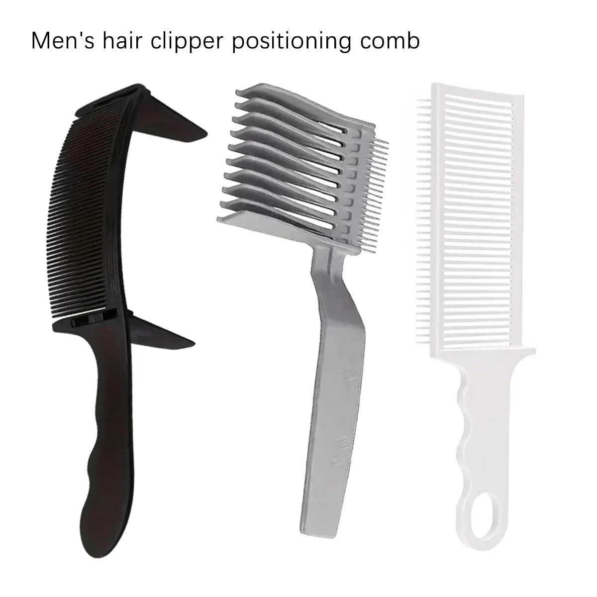 Professional hair cutting comb set, durable ABS, essential hair styling tool for precise styling, special for real hair wigs