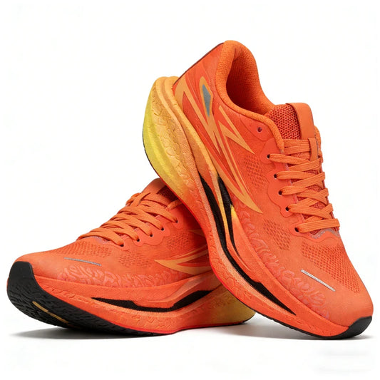 Marathon Running Shoes Carbon Board Air Cushion Men Sports Breathable Lightweight Women's Comfortable Athletic Nonskid Sneakers