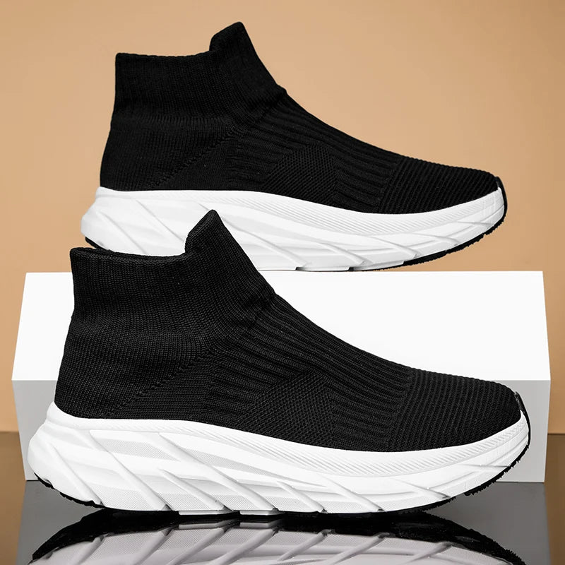 Men Running Walking sock Shoes winter boots Casual Sneakers plush warm shoes Sport shoes Lightweight Men Sneakers Casual Shoes
