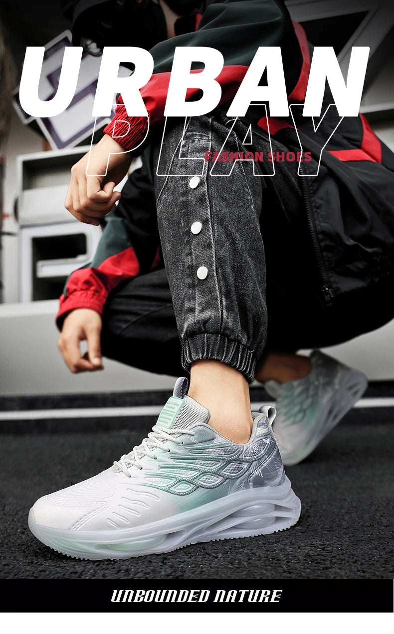 Men Running Shoes Comfortable Sport Shoes Men Lightweight Walking Shoes Men Sneakers Breathable Zapatillas Flats Jogging Shoes