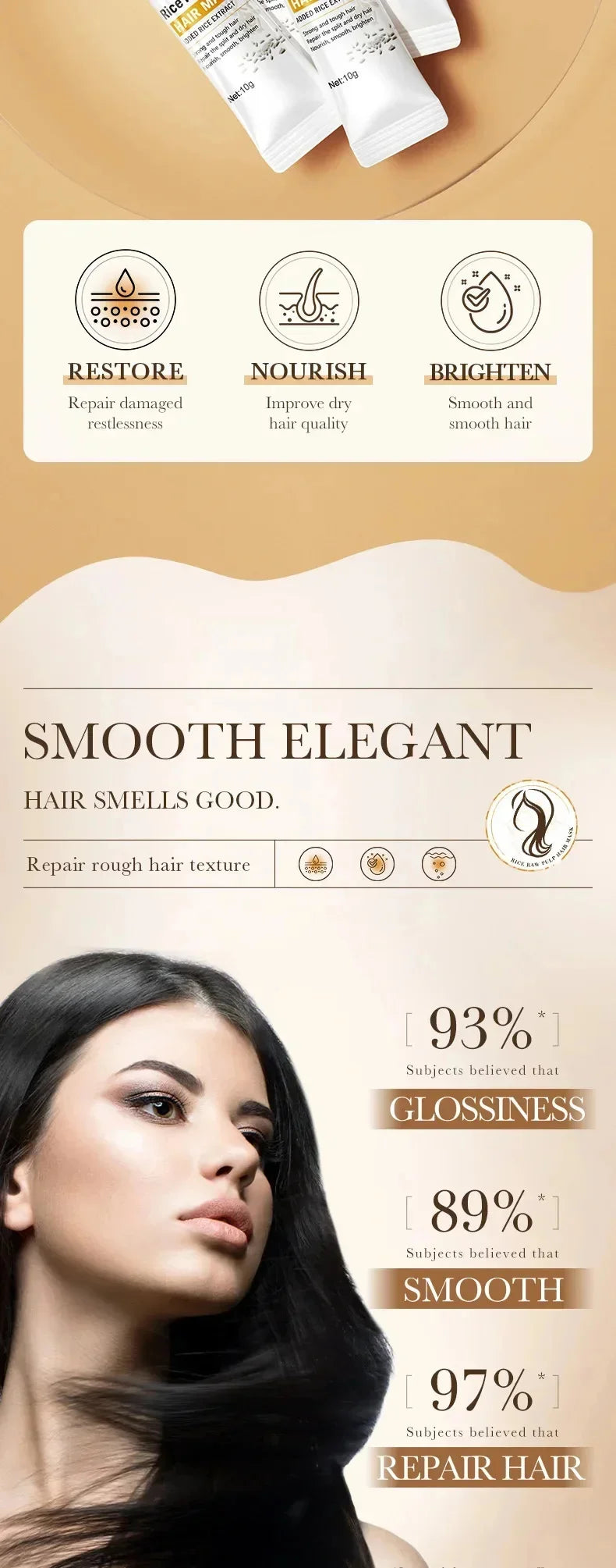 Keratin Hair Mask Magical 5 Second Repair Damage Frizzy Soft Smooth Shiny Hair Deep Moisturize Hair Treat Repair Hair Care Mask