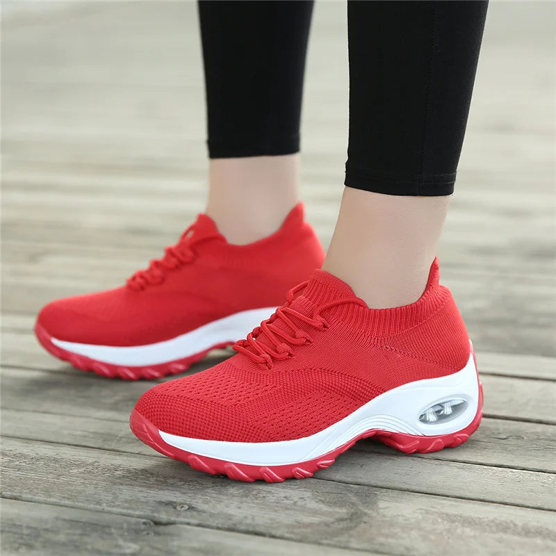 MAEDEF Women Shoes Athletic Sneaker Breathable Non Slip Women Walking Shoes Tennis Sports Casual Walking Shoes Woman Sneakers