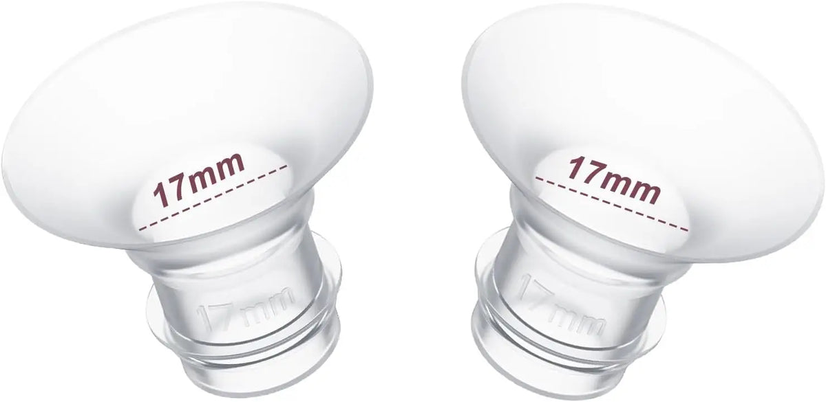 Flange Inserts Compatible with Medela/Spectra/Elvie/Momcozy/XIMYER/YOUHA 24mm Shields/Flanges,Reduce 24mm to Other Size