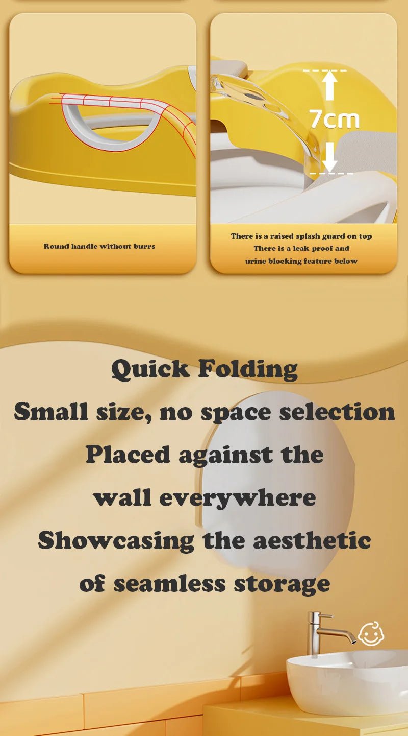 Newly Upgraded Portable Potty Child Baby Boy Potty Training Seat Step Stool Baby Potty Portable Child Urinal Baby Toilet Pot