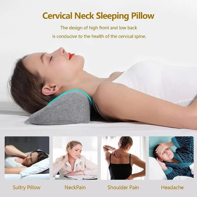 Cervical Pillow Memory Foam Contour Pillow Bed Pillows For Side Sleeper Ergonomic Orthopedic Sleeping Neck Pillow