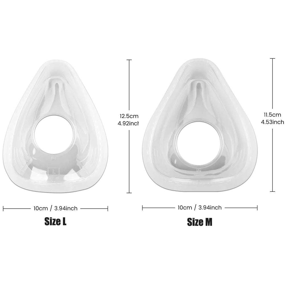 2/1 Pack CPAP Mask for AirFit F20 Full Face Mask Replacement, Covers Nose Mouth, Compatible with AirFit F20, Prevent Sleep Apnea