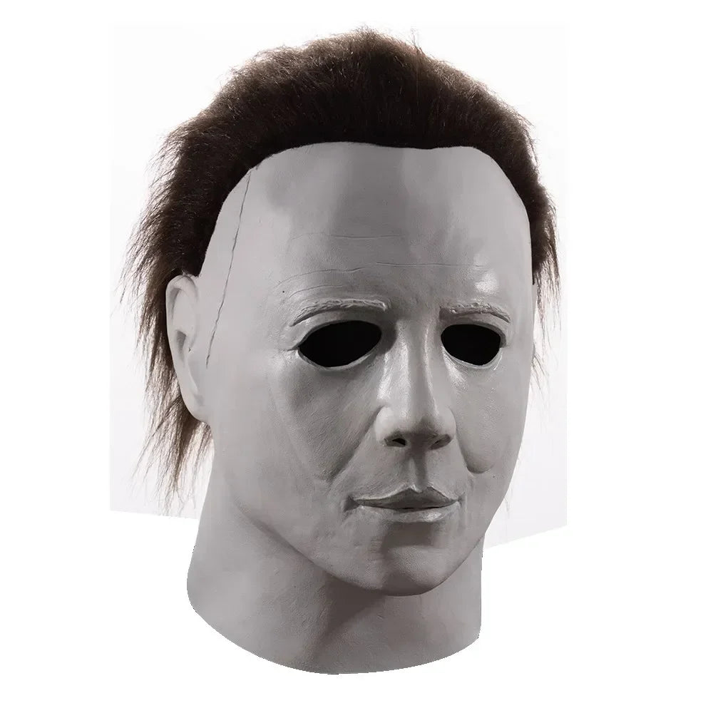 Halloween Mask Cosplay Horror Bloody Killer Demon Latex Helmet Carnival Masquerade Party Props Realistic Headgear