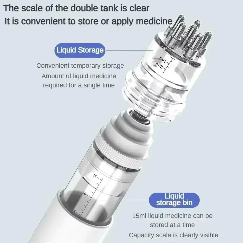 Portable Scalp Medicine Applicator Oil Liquid Guiding Massager Anti Hair Loss Scalp Scalp Applicator Liquid Comb Anti Hair Loss