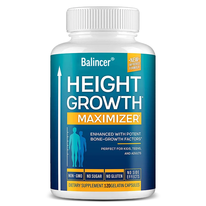 Natural Height Growth Maximizer for Kids, Teens and Adults - Promotes Bone Growth, Helps Natural Height Growth