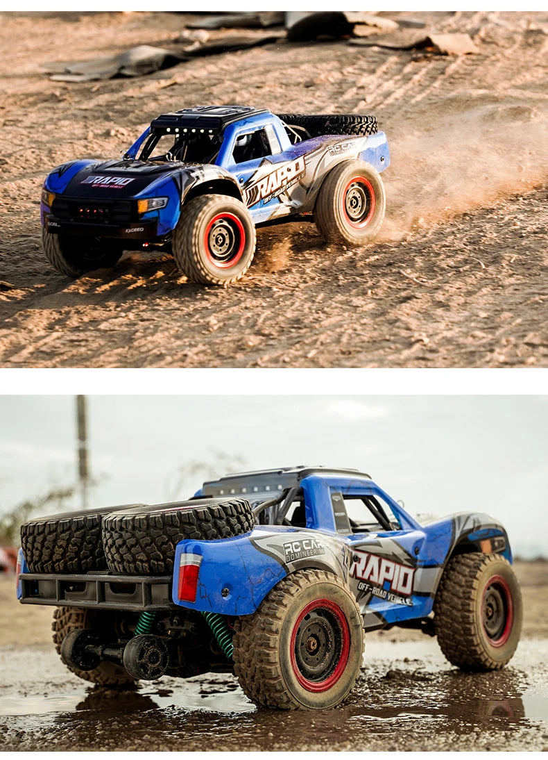 1/14 Q130 RC Car Desert  4WD Off-road Truck 2.4G High Speed Car Racing Drift Remote ControlVehicle Toys For Boys Children