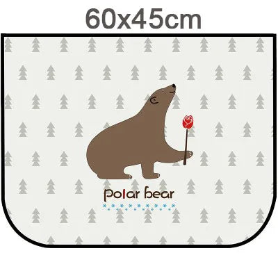 Car Magnetic Curtain In The Car Window Sunshade Cover Cartoon Universal Side Window Sunshade UV Protection For Baby Children