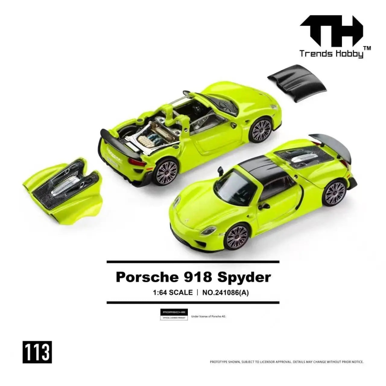 Pre-sale Trends Hobby 1:64 Porsche 911 GT3 R 2025 LeMans 24H LMGT3 Winner #92 Manthey 1st Phorm Alloy Die Cast Car Model
