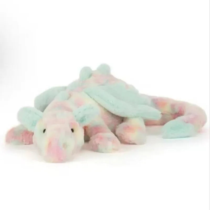 Flying Dragon Series Rainbow Dragon Matcha Dragon Doll Toys Can Soothe Cats and Dogs Pets Holiday Gifts Christmas Halloween