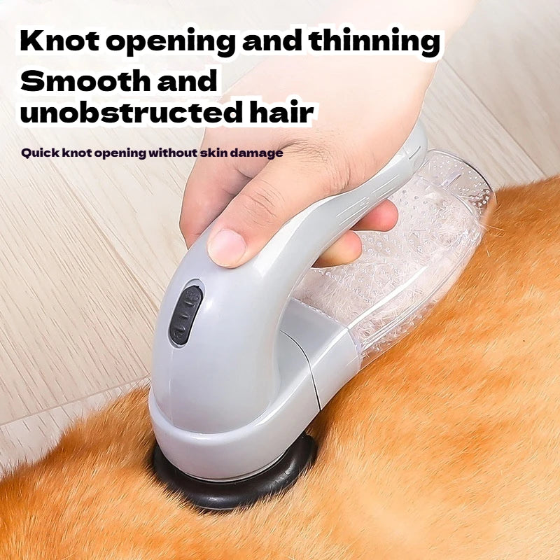 Portable Cat and Dog Hair Vacuum Electric Massage Clean Dual Purpose Cleaner Device  Cleaning Vacuum Cleaner Cat Grooming Tools