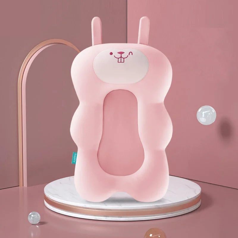 Baby Bath Seat Support Mat Shower Safety Tub Pad Newborn Bathtub Recliner Infant Anti-Slip Soft Comfort Body Cushion Baby Stuff