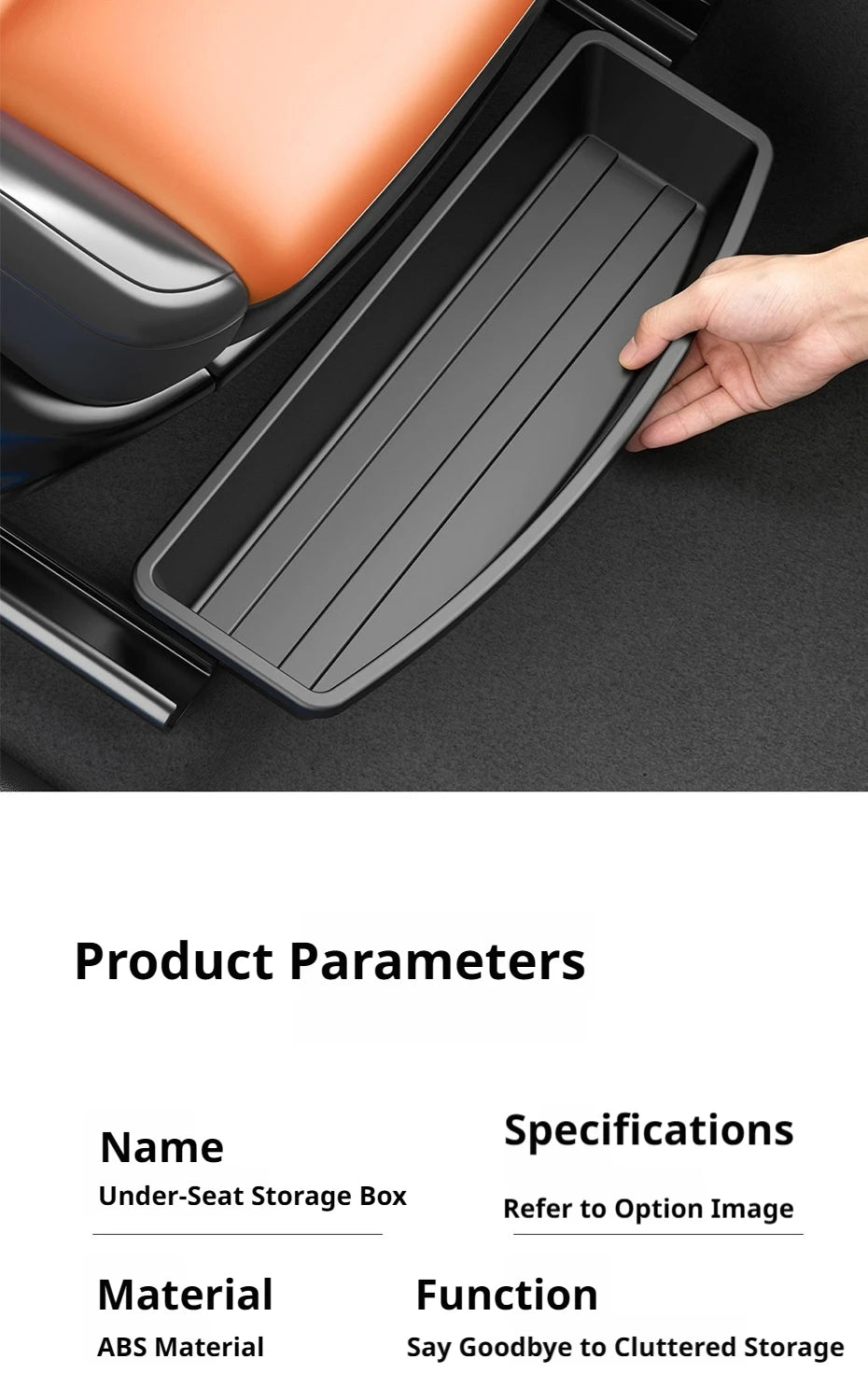 Car Seat Bottom Box For Baby Goods Storage Case Under Seats Organizer Box Babg Diaper Holder Kids Toys Collector Accessories