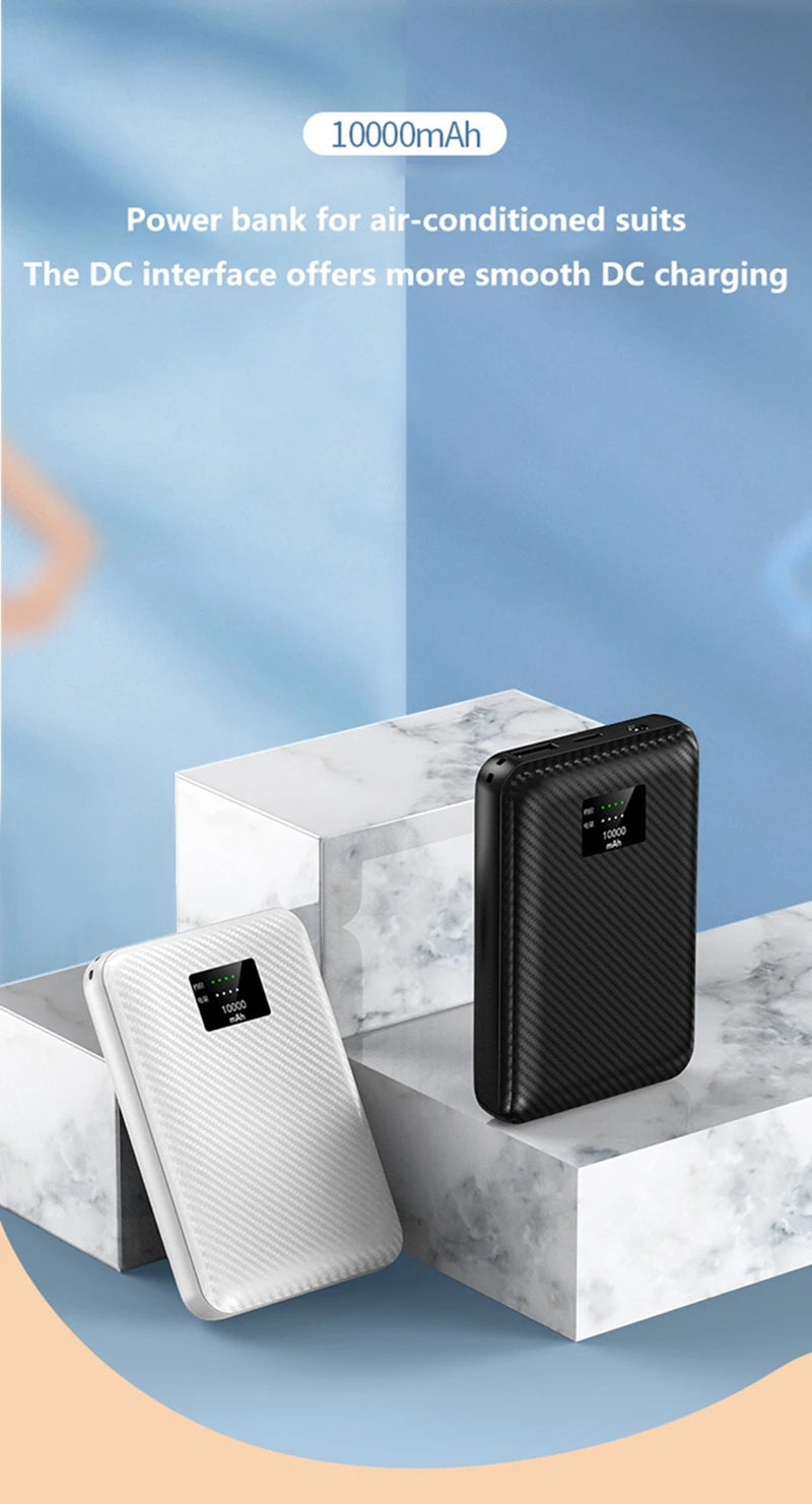Lenovo Power Bank 40000mAh Portable Heating Mobile Power Supply for Heating Vest Jacket Gloves Electric Heating Equipment DC