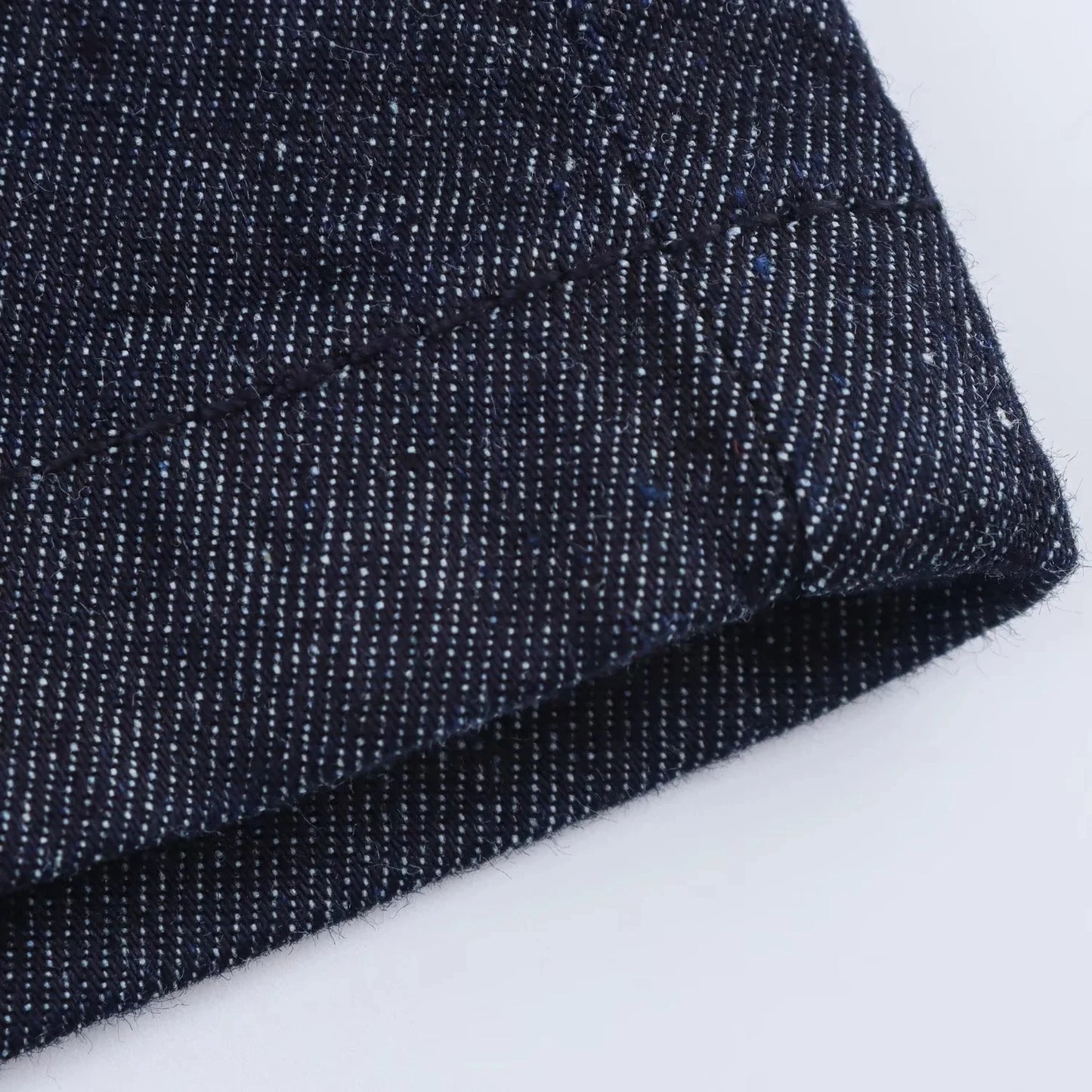 KONDALA Elegant Denim Suspender Dress Women's Single Breasted Hip Wrap Slim Dress 2025 Spring Summer Casual Versatile Lady Dress