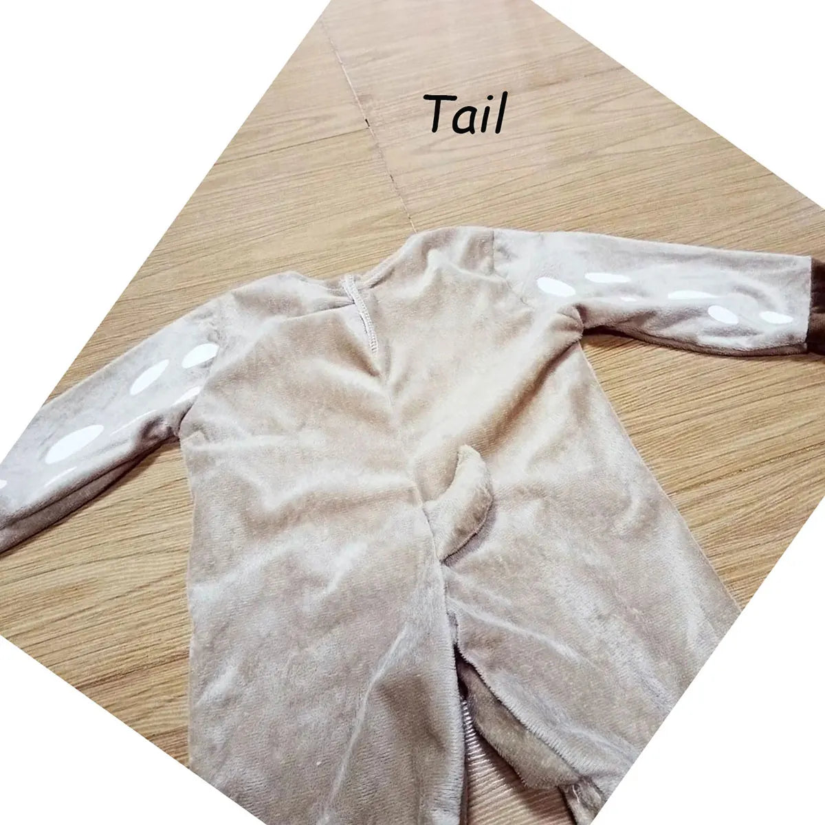 Little Deer Fawn Costume for Baby Boys Girls 6M 12M 18M 2pcs/Set Hood Romper With Shoes Christmas Purim Fancy Dress Umorden